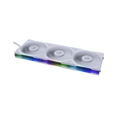 LIAN LI Ventilator za ohišje UNI FAN TL 120, ARGB, PWM, 120mm, 3 Pack + Controller, bel