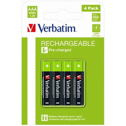 Verbatim punjive baterije akumulatori AAA-HR3 950MAH( 49514/Z )