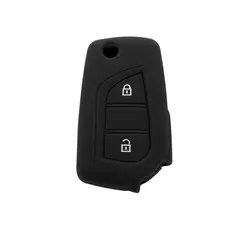 888 CAR ACCESSORIES Silikonska navlaka za ključeve crna Toyota