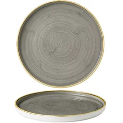 CHURCHILL Stonecast Peppercorn Grey plitev krožnik, premer: 210 mm (6 kos)
