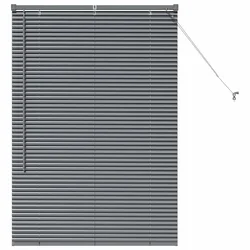 Venecijanski zastore Tamno siva 130 x 90 cm Aluminij
