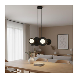 Luster na sajli MODEL 4xG9/8W/230V crna