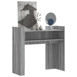 Konzolni stol siva boja hrasta 100x35x90 cm konstruirano drvo