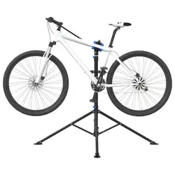 Stalak za popravak bicikla sklopivi 108 - 188 cm plavi čelični
