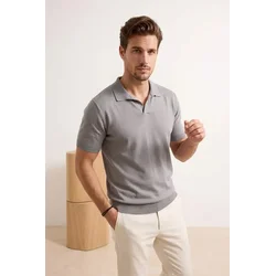 Trendyol Muška majica Tmnss25Po00008, Bež