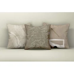 Aberto Design Set dekorativnih jastučnica Asr_plw25-40, 43x43 cm, 3 komada, Šarena