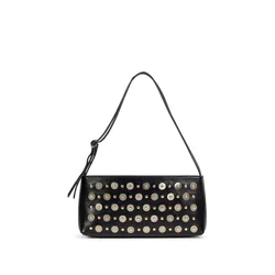 Nat&Nin Torba za čez ramo Nya Stud črna