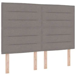 Vidaxl Vzglavje Taupe 160 cm blago