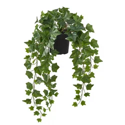 FEJKA Veštačka biljka u saksiji, unutra/spolja viseće/bršljan, 15 cm