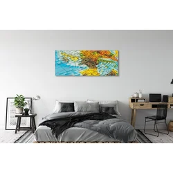 tulup.si Slika na platnu Globe zemljevid 125x50 cm