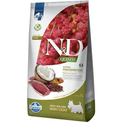 N&D Suva hrana za pse malih rasa sklonim alergijskim reakcijama, Pačetina, kinoa, kokos i kurkuma, 7kg