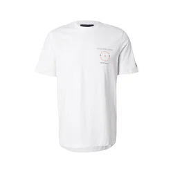 Lyle & Scott Majica Lyle Athletic mornarska/oranžna/bela