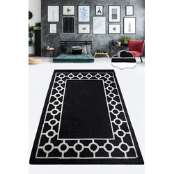 Conceptum Hypnose Tepih Bague, 100x300cm, Crno-beli