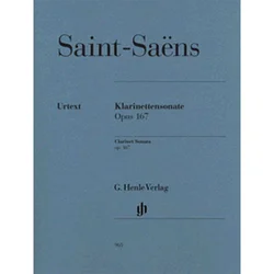 SAINT-SAENS: SONATE OP.167 klarinet