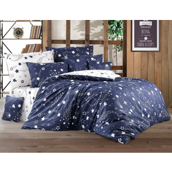 BedTex posteljina Galaxy, 140x200/ 70x90 cm, plava