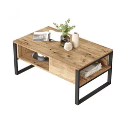 Hanah Home ML34 A Sto za dnevnu sobu, Braon-Crni
