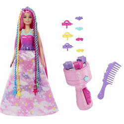 Mattel Barbie Princess s frizerskimi pripomočki