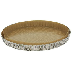 DE BUYER pekač za pito, okrogel, 28x2,5 cm, inox