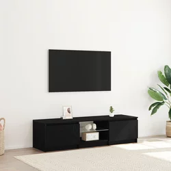 TV ormar Crni hrast 140 x 38,5 x 36 cm Konstruirano drvo