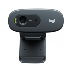 LOGITECH C270 HD Webcam - BLACK - USB