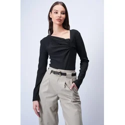 Trend Alacati Stili Ženska bluza Alc-X14967, Crna