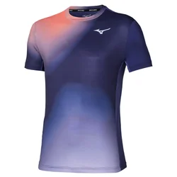 Moška majica Mizuno Graphic Short Sleeve Tee Beacon Blue M