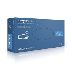 Mercator medical rukavice jednokratne nitril nitrylex classic plave veličina s ( rd300190s )