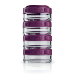 Blender Bottle GoStak™ Prošireni set - 4 x 40 ml - Plum