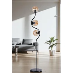 Opviq Podna lampa 8944-8, Crna