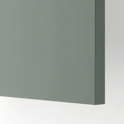 METOD / MAXIMERA Visoki element s fiokama, bela/Nickebo mat sivozelena, 60x60x200 cm