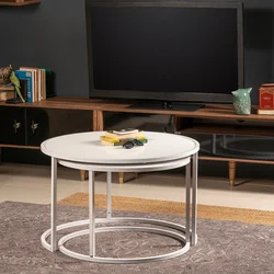 Lessentiel Maison Set klub stolova, 2 komada Tambur Beli