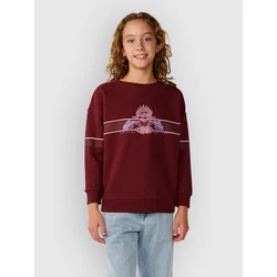 Rip Curl Archive Dolphin Crew Kids Sweater dark plum
