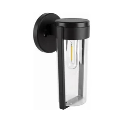 LED solarna zidna lampa LED/1W/3,7V 500 mAh IP65 crna