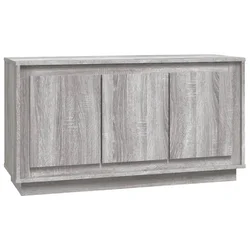 Komoda sivog hrasta sonome 102x35x55 cm od konstruiranog drva