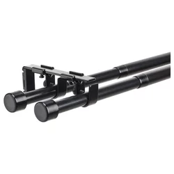 BEKRÄFTA Dupli set garnišni, crna, 120-210 cm 19 mm