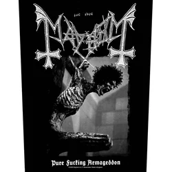 Mayhem Pure Fucking Armageddon Našitek za šivanje