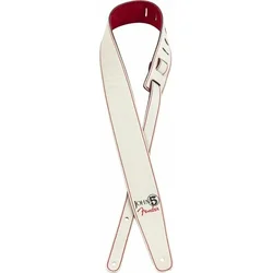Fender John 5 Usijni kitarski pas White and Red