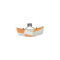 Plafonsko svetlo ASPIS 2xE27/100W/230V belo/narandžasto