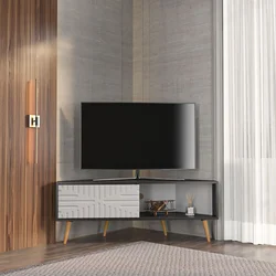 Hanah Home TV Komoda Mora, 140x45x34 cm, Crna