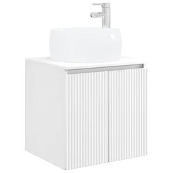 Umivaonik s policom Bijela 49,5 x 44,5 x 66 cm