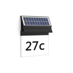 Philips - LED solarni kućni broj ENKARA LED/0,2W/3,7V IP44