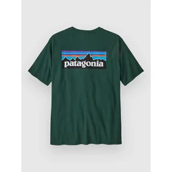 Patagonia P-6 Logo Responsibili T-Shirt cascade green