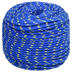 vidaXL Večnamenska uporabna vrv 8 mm 25 m Modra PP