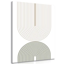 Slika minimalistične mavrice Mid-Century - 30x40