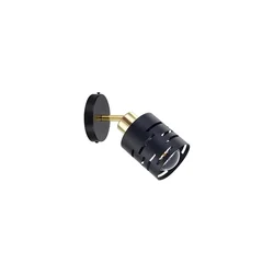Zidno spot svetlo ELEN 1xE27/35W/230V crna/zlatna