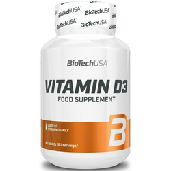 BioTechUSA Vitamin D3, 60 tableta