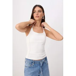 Trendyol Milla Ženska majica TWOSS26AL00067, Bela