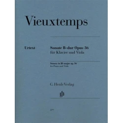 VIEUXTEMPS:SONATA B-DUR OP.36 VIOLA AND PIANO