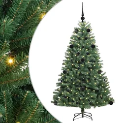 Umjetno božićno drvce s nogom Zelena 150 cm PVC i metal