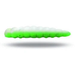 Magična vaba za postrvi B-Maggot 2,5 cm česen zelena/bela